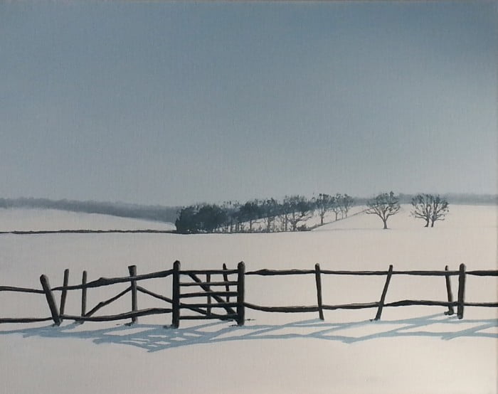 Gate in the Snow
