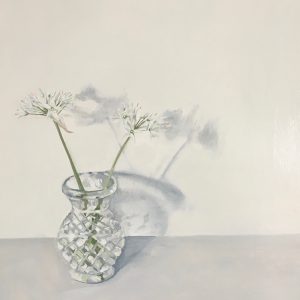 Wild garlic stems, oil painting sale